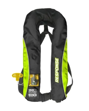 Response Safety And Inflatable PFDs|Flies<Manual Inflatable PFD Adult Green