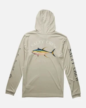 Salty Crew Long Sleeve Shirts Mens|Flies<Ahi Mount Hood Sunshirt Natural
