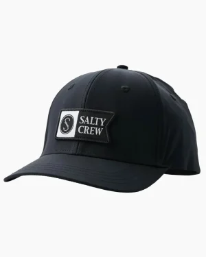 Salty Crew Hats And Headwear|Flies<Alpha Flag Elastic 6 Panel Cap Black