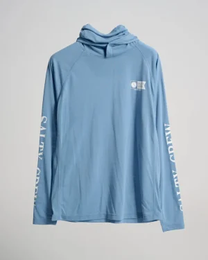 Salty Crew Long Sleeve Shirts Mens|Flies<Alpha Flag Pinnacle Mask Marine Blue