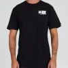 Salty Crew Short Sleeve Shirts Mens|Flies<Alpha SS Tee Black