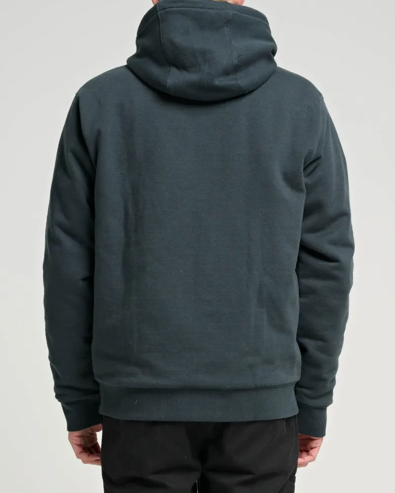 Salty Crew Jackets And Jumpers|Flies<Anchor Quilted Zip Fleece Coal Black