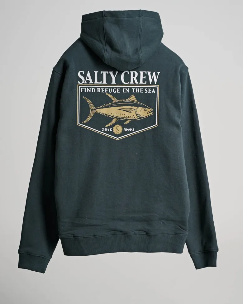 Salty Crew Jackets And Jumpers|Flies<Angler Sherpa Zip Hoodie Coal Black