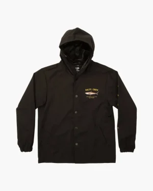 Salty Crew Jackets And Jumpers|Flies<Bruce Snap Jacket Black