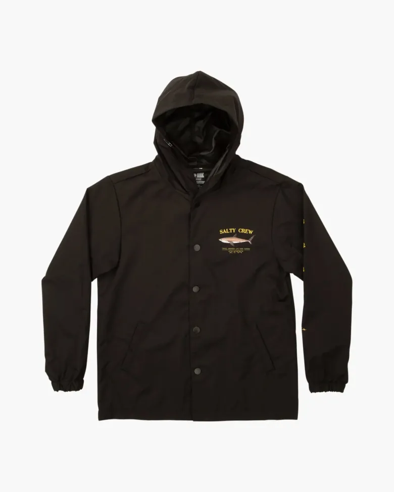 Salty Crew Jackets And Jumpers|Flies<Bruce Snap Jacket Black