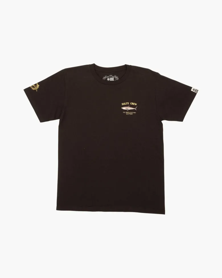 Salty Crew Short Sleeve Shirts Mens|Flies<Bruce SS Tee Black