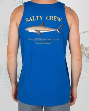 Salty Crew Short Sleeve Shirts Mens|Flies<Bruce Tank Royal