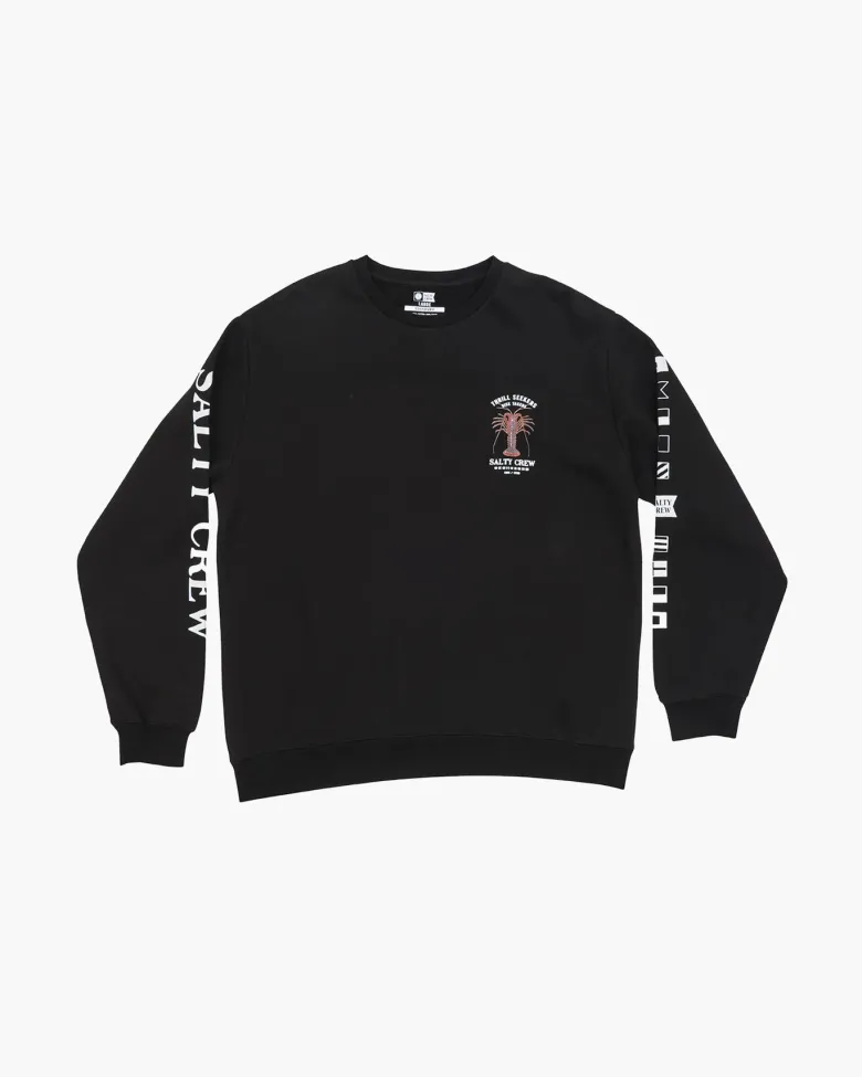 Salty Crew Jackets And Jumpers|Flies<Buggin Out Crew Fleece Jumper Black