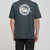 Salty Crew Short Sleeve Shirts Mens|Flies<Chaser Premium SS Tee Coal