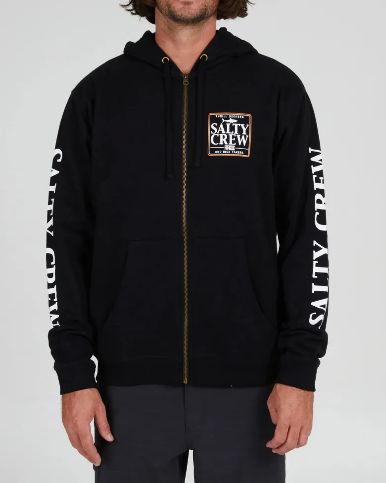 Salty Crew Fishing Apparel|Flies<Coaster Zip Fleece Black