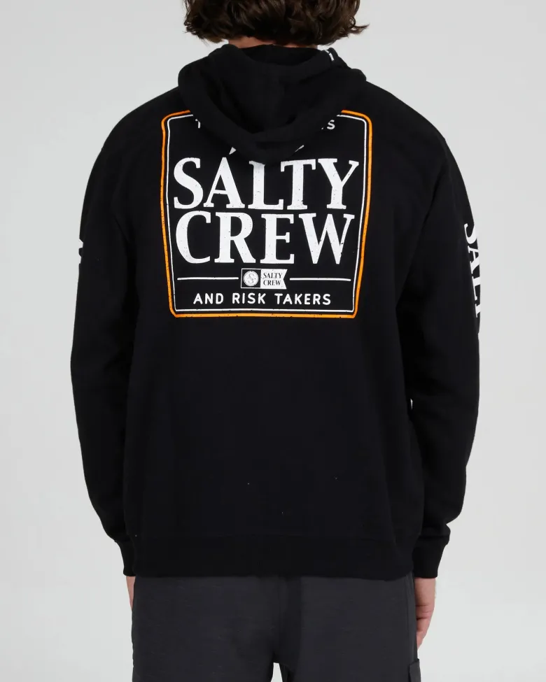 Salty Crew Fishing Apparel|Flies<Coaster Zip Fleece Black