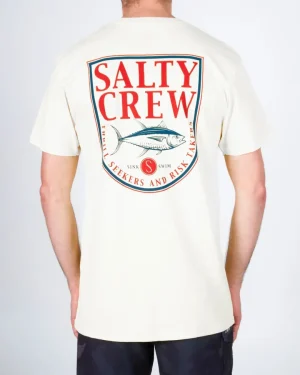 Salty Crew Short Sleeve Shirts Mens|Flies<Current SS Tee White
