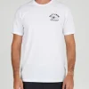 Salty Crew Short Sleeve Shirts Mens|Flies<Fishing Charter Prem SS White