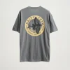 Salty Crew Short Sleeve Shirts Mens|Flies<Fly By Standard SS Tee Charcoal