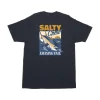 Salty Crew Short Sleeve Shirts Mens|Flies<Flyer Standard T Shirt Navy