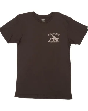Salty Crew Short Sleeve Shirts Mens|Flies<Frequent Flyer Prem SS Tee Black
