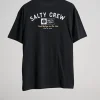 Salty Crew Short Sleeve Shirts Mens|Flies<Interclub Premium Tee Black