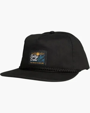 Salty Crew Hats And Headwear|Flies<Jackpot 5 Panel Black