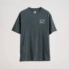 Salty Crew Short Sleeve Shirts Mens|Flies<Kamikaze Premium SS Tee Coal