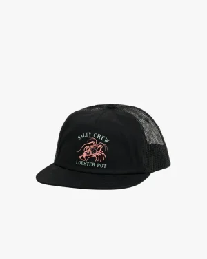 Salty Crew Hats And Headwear|Flies<Lobster Pot Trucker Cap Black