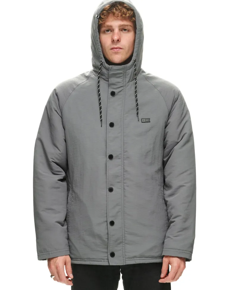 Salty Crew Jackets And Jumpers|Flies<Long Shore Parka Jacket Dark Slate