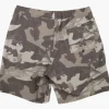 Salty Crew Shorts, Pants And Waders|Flies<Lowtide Elastic Boardshort Camo Tan