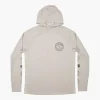 Salty Crew Long Sleeve Shirts Mens|Flies<Palomar Perforated Hood Grey
