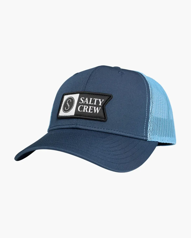 Salty Crew Hats And Headwear|Flies<Pinnacle 2 Retro Trucker Slate Blue