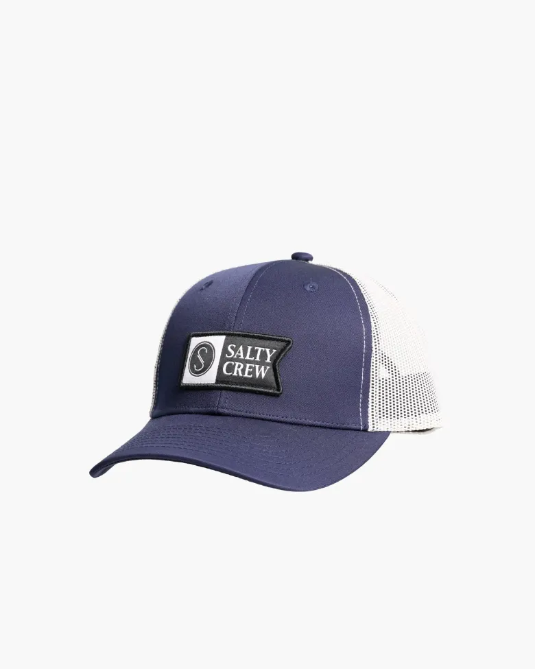 Salty Crew Hats And Headwear|Flies<Pinnacle 2 Retro Trucker Navy/Bone