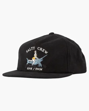 Salty Crew Fishing Apparel|Flies<Pinnacle Broadbill Corduroy 5 Panel Black