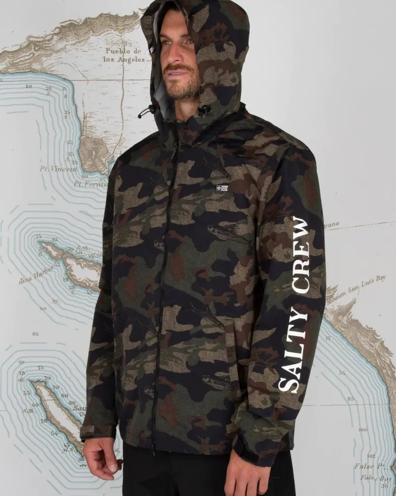 Salty Crew Jackets And Jumpers|Flies<Pinnacle Jacket Camo