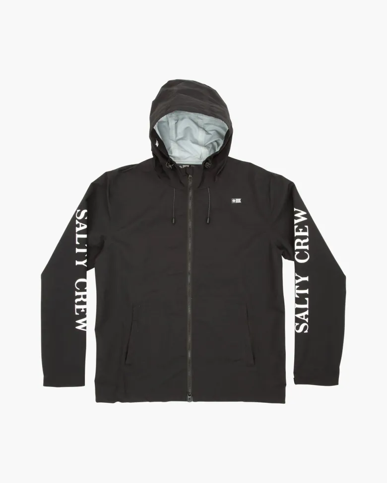 Salty Crew Jackets And Jumpers|Flies<PINNACLE JACKET BLACK