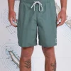 Salty Crew Shorts, Pants And Waders|Flies<Quiver Elastic Boardshort Fatigue Green