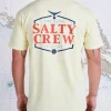 Salty Crew Short Sleeve Shirts Mens|Flies<Skipjack Premium SS Tee Banana