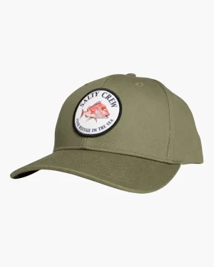 Salty Crew Hats And Headwear|Flies<Snap Attack 6 Panel Cap Military