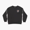 Salty Crew Jackets And Jumpers|Flies<Snap Attack Crew Fleece Jumper Black
