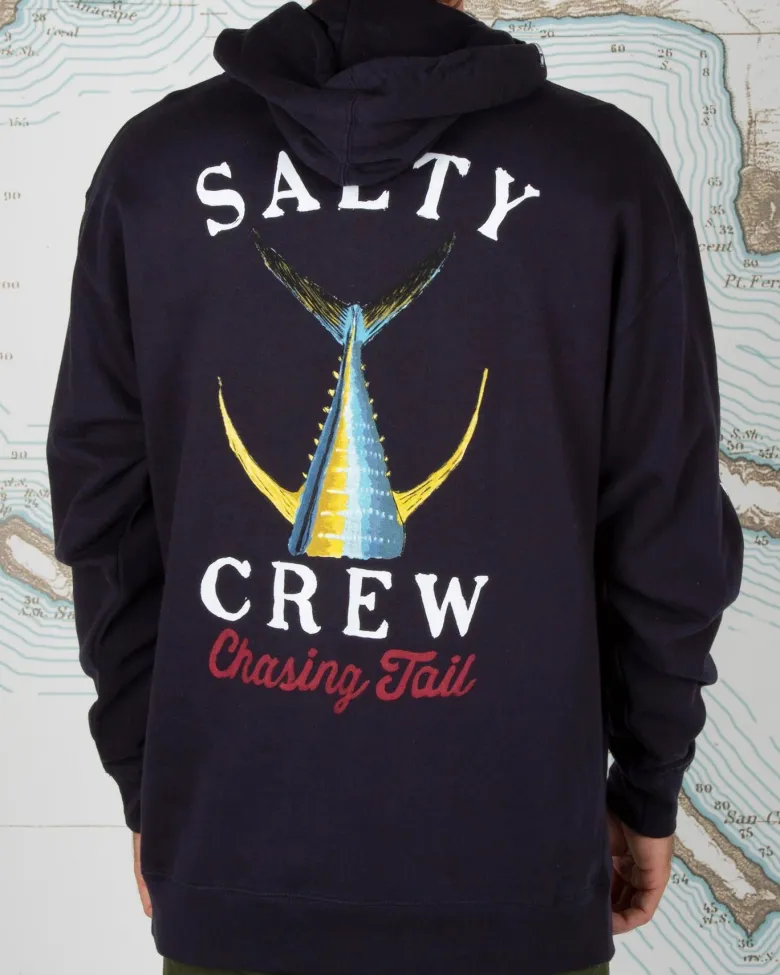 Salty Crew Jackets And Jumpers|Flies<Tailed Hood Fleece Jumper Navy