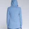 Salty Crew Long Sleeve Shirts Womens|Long Sleeve Shirts Mens<Thrill Seekers Hooded Sunshirt Wmns Marine Blue