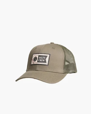 Salty Crew Hats And Headwear|Flies<Topstitch Retro Trucker Olive