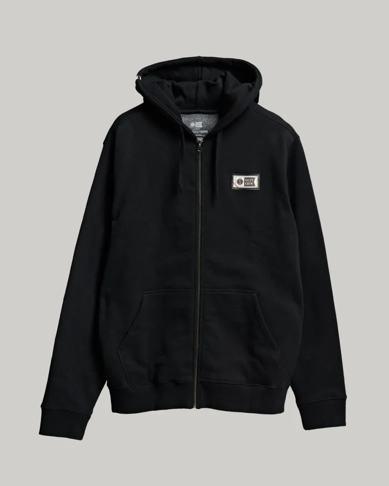 Salty Crew Jackets And Jumpers|Flies<Topstitch Zip Fleece Black