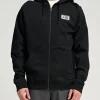 Salty Crew Jackets And Jumpers|Flies<Topstitch Zip Fleece Black