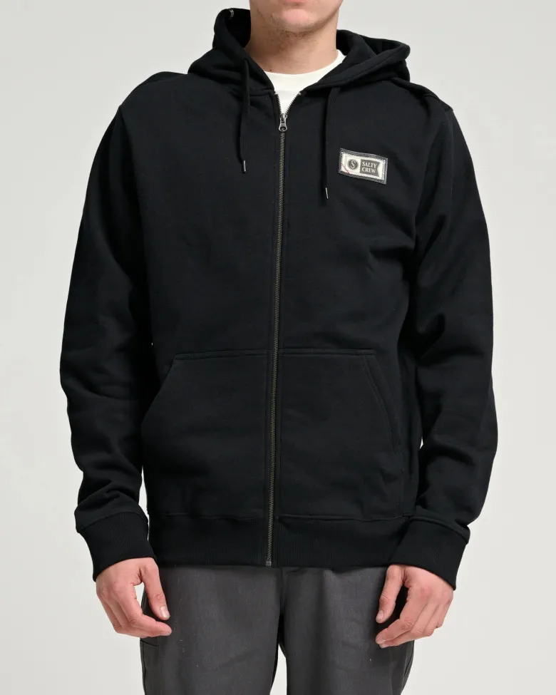 Salty Crew Jackets And Jumpers|Flies<Topstitch Zip Fleece Black