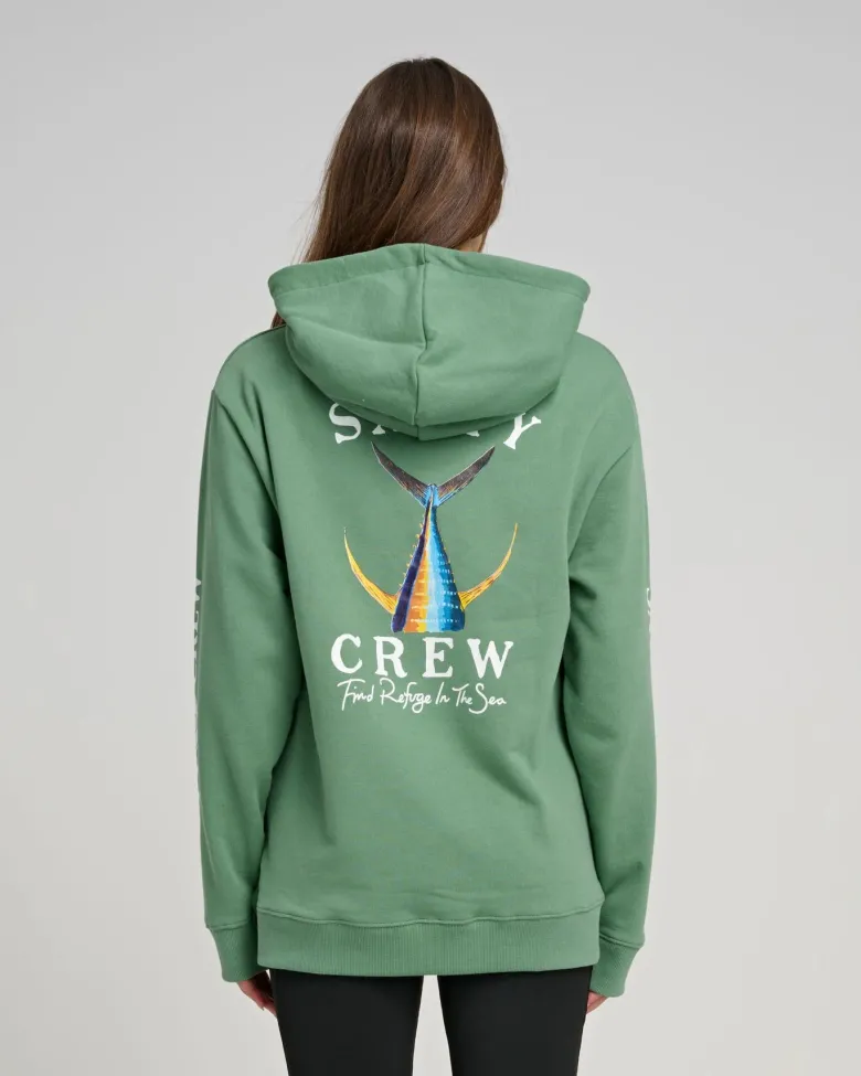 Salty Crew Long Sleeve Shirts Womens|Long Sleeve Shirts Mens<Womens Tailed Hoody Sage Green