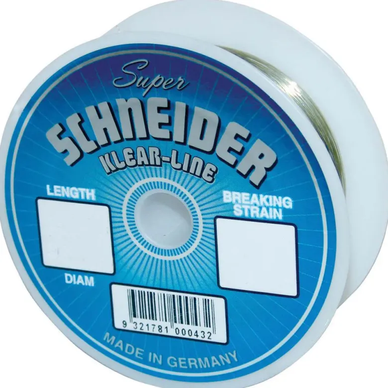 Schneider Flies|Monofilament Lines<Line Leader Clear 500m