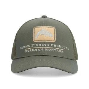 Simms Hats And Headwear|Flies<Double Haul Icon Trucker Smokey Olive