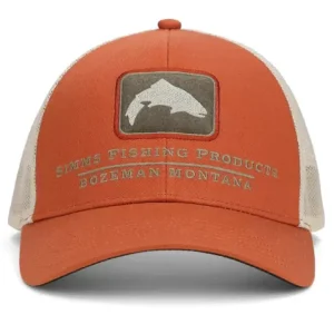 Simms Hats And Headwear|Flies<Double Haul Icon Trucker Cap Orange
