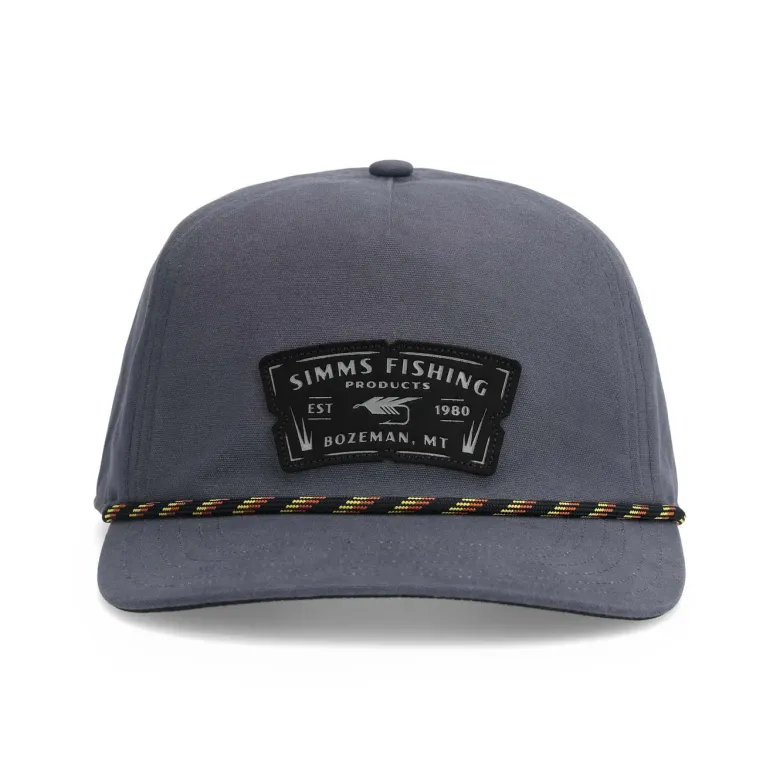 Simms Hats And Headwear|Flies<Double Haul Rope Cap Dark Gunmetal