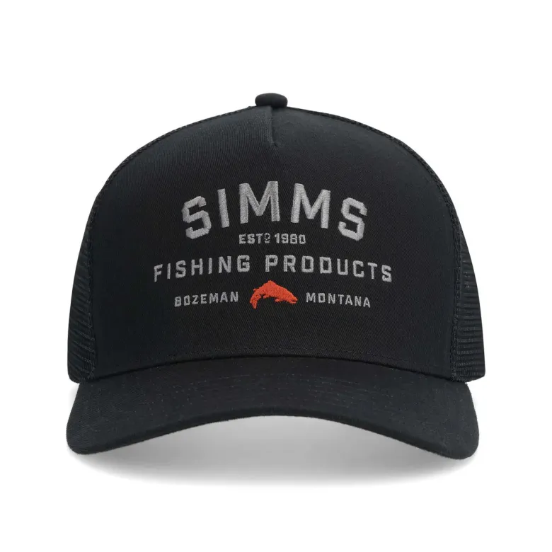 Simms Hats And Headwear|Flies<Double Haul Trucker Black