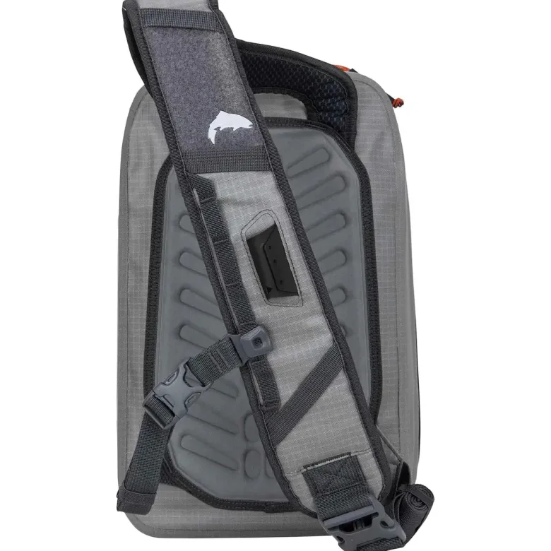 Simms Tackle Bags And Backpacks|Flies<Dry Creek Zip Sling Pack Steel