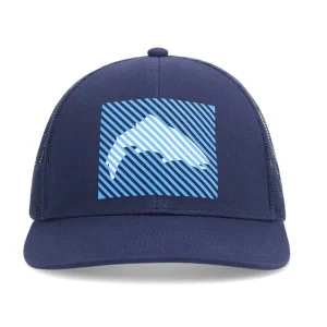 Simms Hats And Headwear|Flies<HD Logo Trucker Navy
